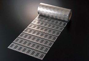 Etching circuit foil for IC cards