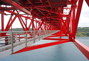 KERO aluminum alloy path for bridge inspections